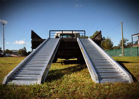 mini digger ramps|aluminum ramps for diggers.